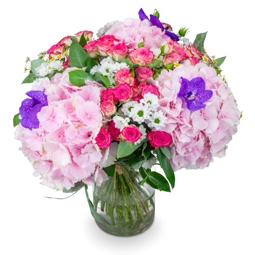 Bouquet with hydrangea